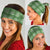 Green Hawaiian Quilt Neck Gaiter Hawaii Pineapple Monstera Palaka Motifs - Polynesian Pride