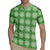 Green Hawaiian Quilt Rugby Jersey Hawaii Pineapple Monstera Palaka Motifs - Polynesian Pride