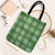 Green Hawaiian Quilt Tote Bag Hawaii Pineapple Monstera Palaka Motifs - Polynesian Pride