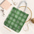 Green Hawaiian Quilt Tote Bag Hawaii Pineapple Monstera Palaka Motifs - Polynesian Pride