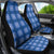 Royal Blue Hawaiian Quilt Car Seat Cover Hawaii Pineapple Monstera Palaka Motifs - Polynesian Pride