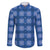 Royal Blue Hawaiian Quilt Family Matching Puletasi and Hawaiian Shirt Hawaii Pineapple Monstera Palaka Motifs - Polynesian Pride