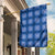 Royal Blue Hawaiian Quilt Garden Flag Hawaii Pineapple Monstera Palaka Motifs - Polynesian Pride