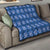 Royal Blue Hawaiian Quilt Quilt Hawaii Pineapple Monstera Palaka Motifs - Polynesian Pride