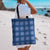 Royal Blue Hawaiian Quilt Tote Bag Hawaii Pineapple Monstera Palaka Motifs - Polynesian Pride