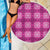 Pink Hawaiian Quilt Beach Blanket Hawaii Pineapple Monstera Palaka Motifs - Polynesian Pride