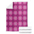 Pink Hawaiian Quilt Blanket Hawaii Pineapple Monstera Palaka Motifs - Polynesian Pride