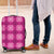 Pink Hawaiian Quilt Luggage Cover Hawaii Pineapple Monstera Palaka Motifs - Polynesian Pride