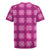 Pink Hawaiian Quilt Rugby Jersey Hawaii Pineapple Monstera Palaka Motifs - Polynesian Pride