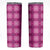 Pink Hawaiian Quilt Skinny Tumbler Hawaii Pineapple Monstera Palaka Motifs - Polynesian Pride