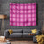 Pink Hawaiian Quilt Tapestry Hawaii Pineapple Monstera Palaka Motifs - Polynesian Pride