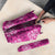 Pink Hawaiian Quilt Umbrella Hawaii Pineapple Monstera Palaka Motifs - Polynesian Pride