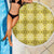 Yellow Hawaiian Quilt Beach Blanket Hawaii Pineapple Monstera Palaka Motifs - Polynesian Pride