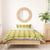 Yellow Hawaiian Quilt Bedding Set Hawaii Pineapple Monstera Palaka Motifs - Polynesian Pride