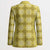 Yellow Hawaiian Quilt Blazer Hawaii Pineapple Monstera Palaka Motifs - Polynesian Pride