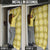 Yellow Hawaiian Quilt Door Cover Hawaii Pineapple Monstera Palaka Motifs - Polynesian Pride