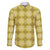 Yellow Hawaiian Quilt Family Matching Long Sleeve Bodycon Dress and Hawaiian Shirt Hawaii Pineapple Monstera Palaka Motifs - Polynesian Pride