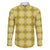 Yellow Hawaiian Quilt Family Matching Off The Shoulder Long Sleeve Dress and Hawaiian Shirt Hawaii Pineapple Monstera Palaka Motifs - Polynesian Pride