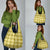 Yellow Hawaiian Quilt Grocery Bag Hawaii Pineapple Monstera Palaka Motifs - Polynesian Pride