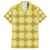Yellow Hawaiian Quilt Hawaiian Shirt Hawaii Pineapple Monstera Palaka Motifs - Polynesian Pride