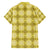 Yellow Hawaiian Quilt Hawaiian Shirt Hawaii Pineapple Monstera Palaka Motifs - Polynesian Pride