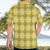 Yellow Hawaiian Quilt Hawaiian Shirt Hawaii Pineapple Monstera Palaka Motifs - Polynesian Pride