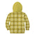 Yellow Hawaiian Quilt Kid Hoodie Hawaii Pineapple Monstera Palaka Motifs - Polynesian Pride