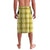 Yellow Hawaiian Quilt Lavalava Hawaii Pineapple Monstera Palaka Motifs - Polynesian Pride