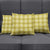 Yellow Hawaiian Quilt Pillow Cover Hawaii Pineapple Monstera Palaka Motifs - Polynesian Pride