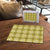 Yellow Hawaiian Quilt Puzzle Hawaii Pineapple Monstera Palaka Motifs - Polynesian Pride