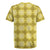 Yellow Hawaiian Quilt Rugby Jersey Hawaii Pineapple Monstera Palaka Motifs - Polynesian Pride