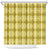 Yellow Hawaiian Quilt Shower Curtain Hawaii Pineapple Monstera Palaka Motifs - Polynesian Pride