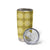 Yellow Hawaiian Quilt Tumbler Cup Hawaii Pineapple Monstera Palaka Motifs - Polynesian Pride