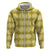 Yellow Hawaiian Quilt Zip Hoodie Hawaii Pineapple Monstera Palaka Motifs - Polynesian Pride