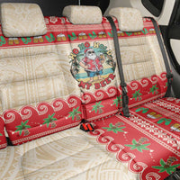 Mele Kalikimaka Hawaii Back Car Seat Cover Funny Beer-Loving Santa Hawaiian Tropical - Polynesian Pride