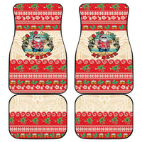Mele Kalikimaka Hawaii Car Mats Funny Beer-Loving Santa Hawaiian Tropical - Polynesian Pride