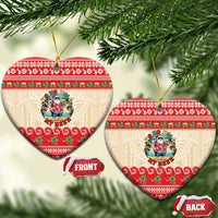 Mele Kalikimaka Hawaii Ceramic Ornament Funny Beer-Loving Santa Hawaiian Tropical - Polynesian Pride