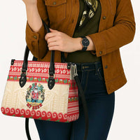 Mele Kalikimaka Hawaii Leather Bag Funny Beer-Loving Santa Hawaiian Tropical - Polynesian Pride