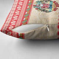 Mele Kalikimaka Hawaii Pillow Cover Funny Beer-Loving Santa Hawaiian Tropical - Polynesian Pride