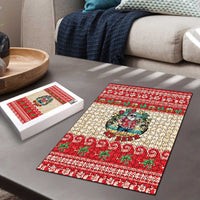 Mele Kalikimaka Hawaii Puzzle Funny Beer-Loving Santa Hawaiian Tropical - Polynesian Pride