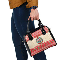 Mele Kalikimaka Hawaii Shoulder Handbag Funny Beer-Loving Santa Hawaiian Tropical - Polynesian Pride