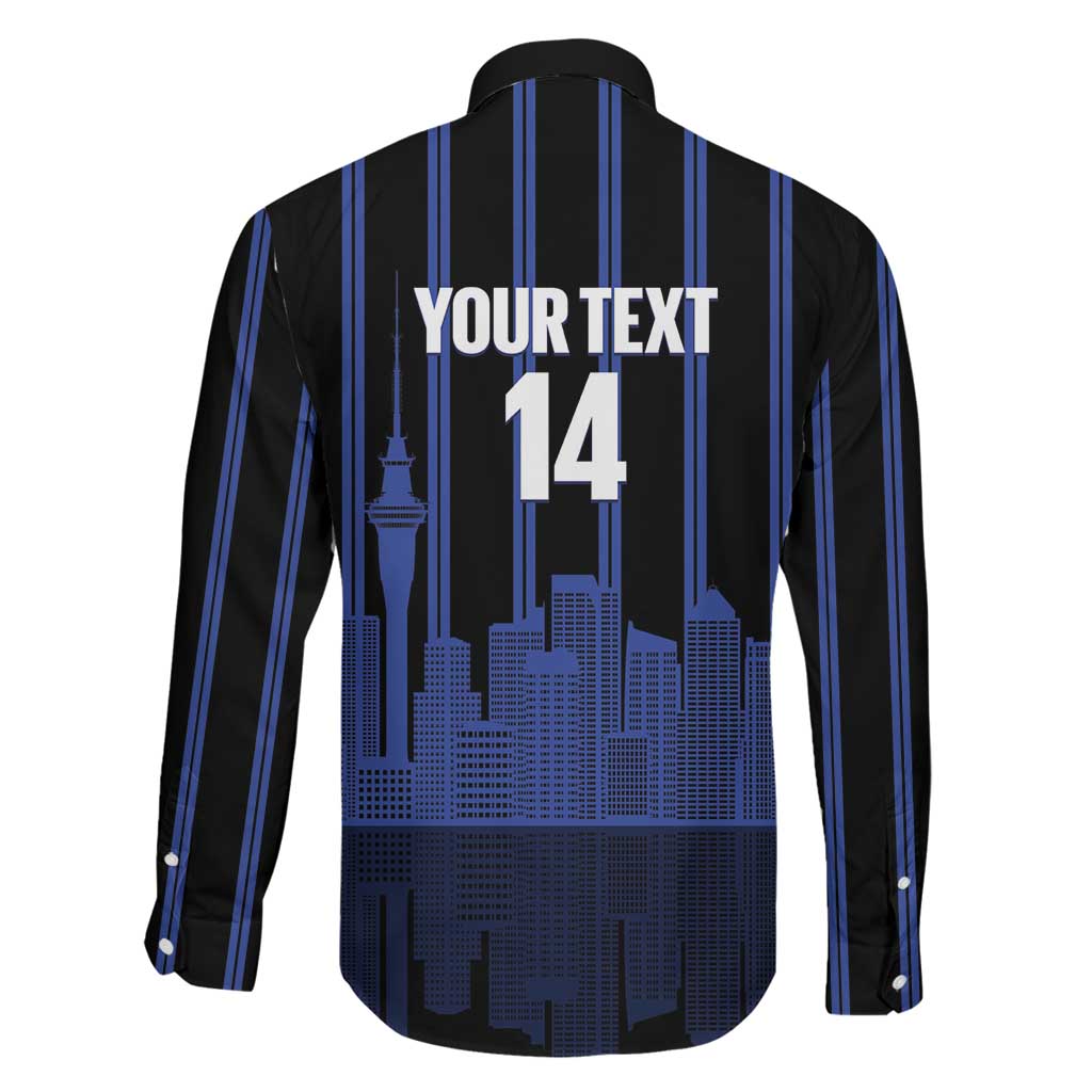 New Zealand Auckland Football Custom Family Matching Off Shoulder Maxi Dress and Hawaiian Shirt Go City of Sails Est 2025