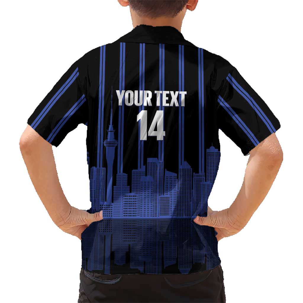 New Zealand Auckland Football Custom Family Matching Summer Maxi Dress and Hawaiian Shirt Go City of Sails Est 2025