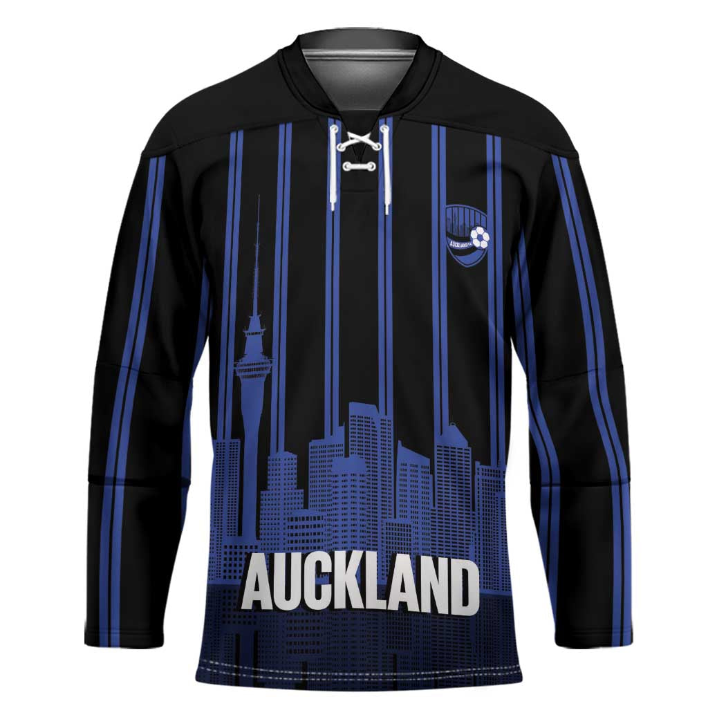 New Zealand Auckland Football Custom Hockey Jersey Go City of Sails Est 2025