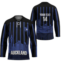 New Zealand Auckland Football Custom Hockey Jersey Go City of Sails Est 2025