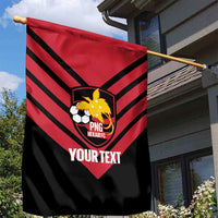 Hekari Papua New Guinea Football Custom Garden Flag Go PNG Red Army
