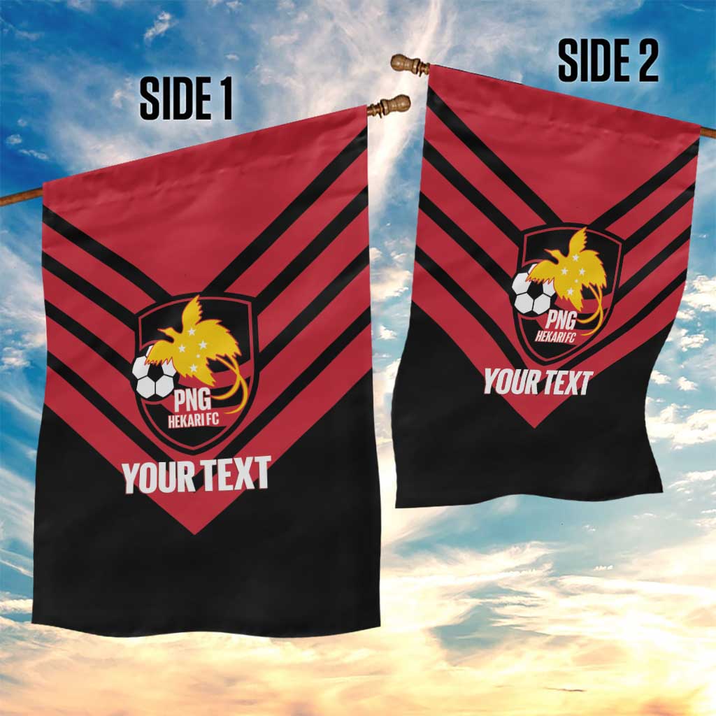 Hekari Papua New Guinea Football Custom Garden Flag Go PNG Red Army