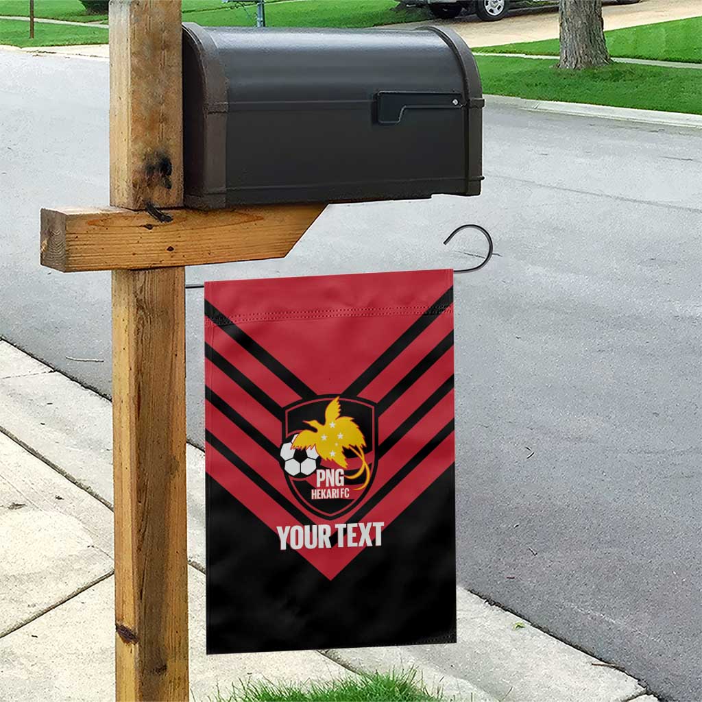 Hekari Papua New Guinea Football Custom Garden Flag Go PNG Red Army