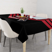 Hekari Papua New Guinea Football Custom Tablecloth Go PNG Red Army