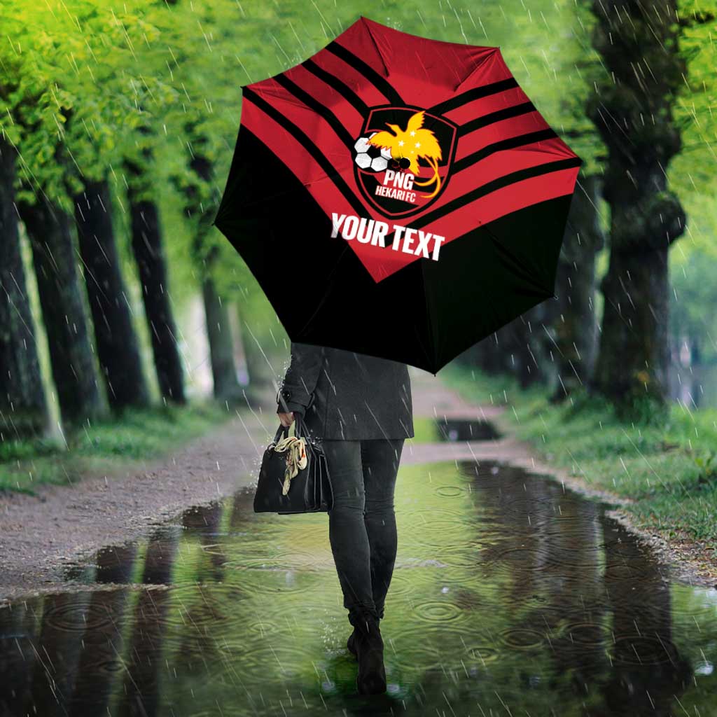 Hekari Papua New Guinea Football Custom Umbrella Go PNG Red Army